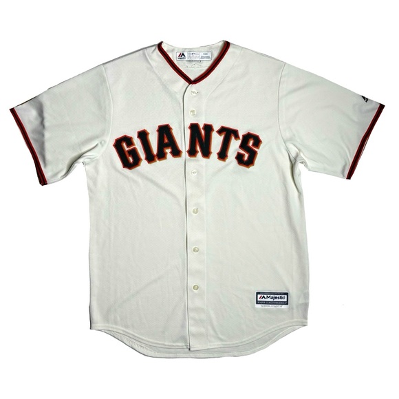 Majestic Other - Majestic White and Black Giants Jersey